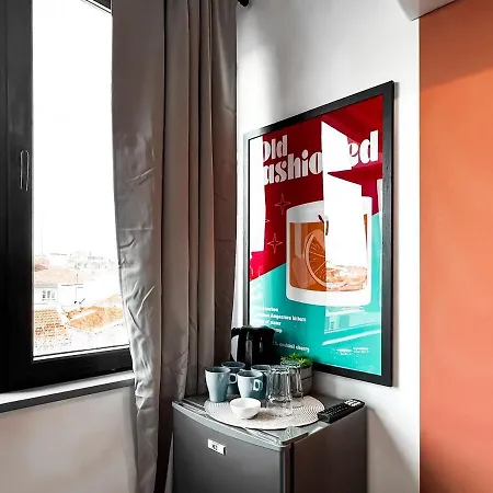 Apartman Private Desk Fridge Shared Bathroom Szófia